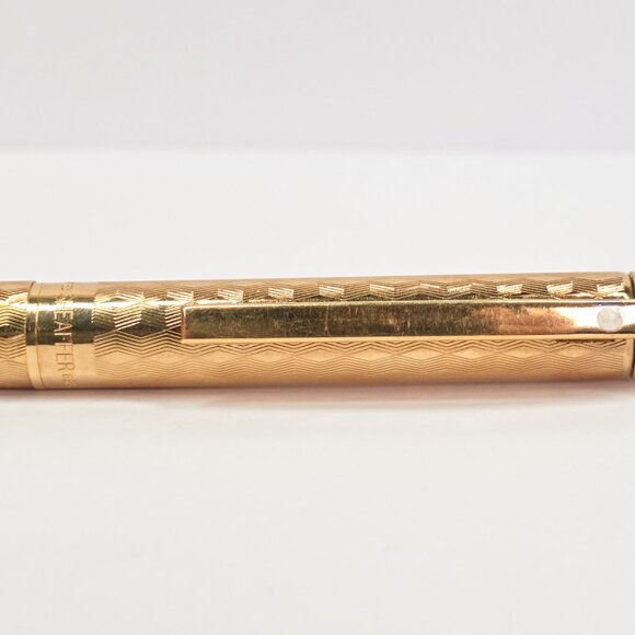 Sheaffer Gold Electroplated Fountain Pen / Made in USA / Vintage Writing Pen - Picture 7 of 16